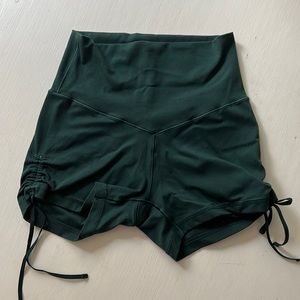 Aerie offline pine biker shorts